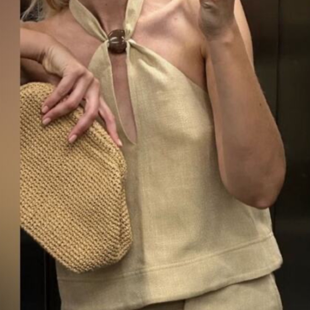 Ann Taylor Cutout Halter Top